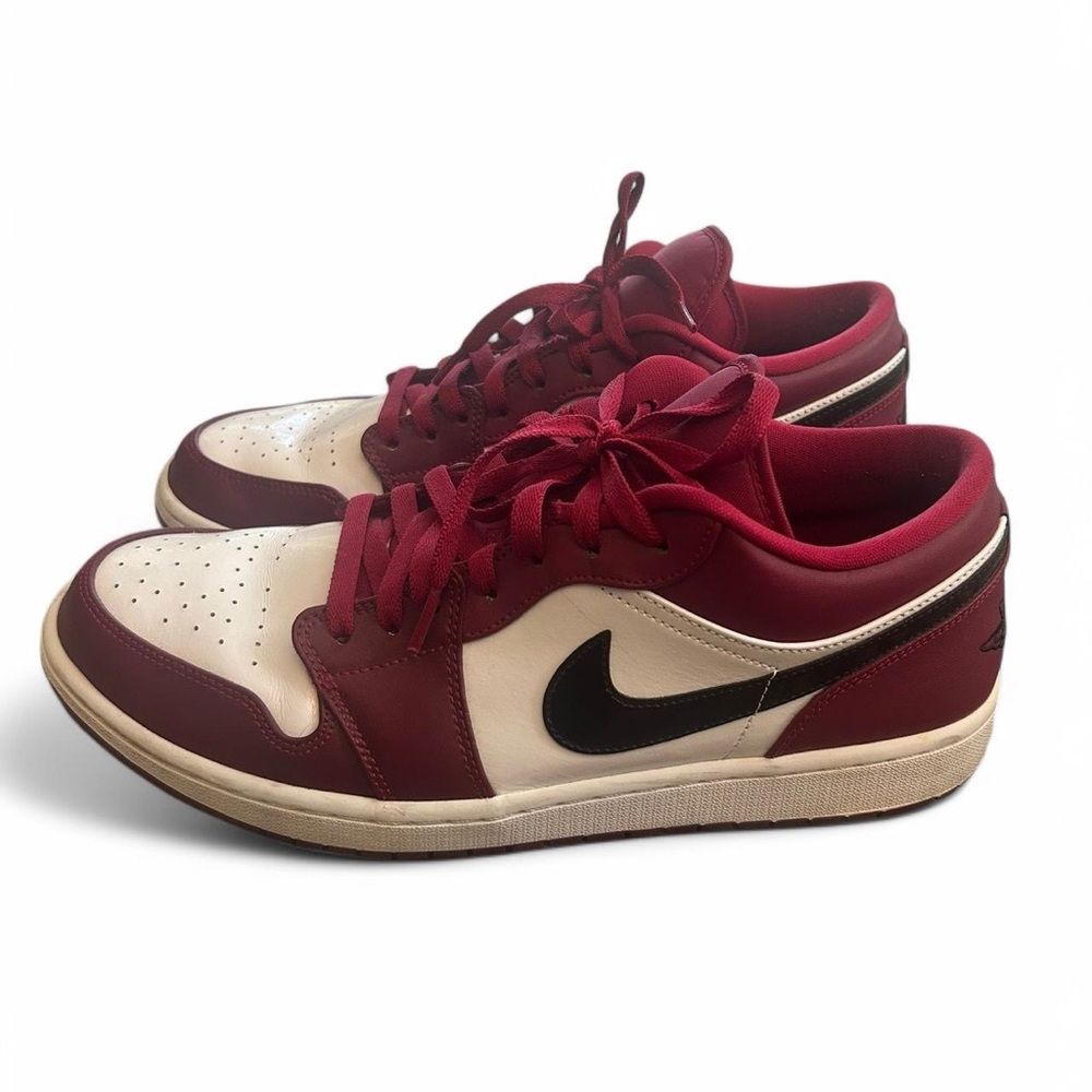 2020 Air Jordan 1 Low GS 'Noble Red' Size 12.5